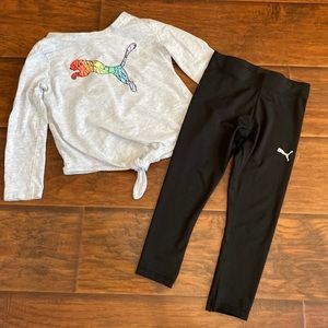 Puma toddler girl outfit 4T